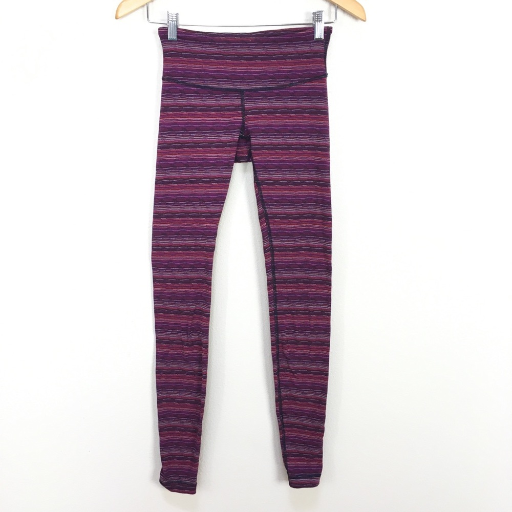 LULULEMON Wunder Under Space Dye Leggings Women’s Sz 4‎